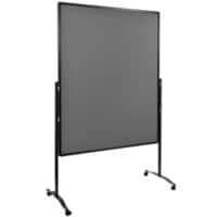 Legamaster PREMIUM PLUS Filz Pinnwand Magnetisch Freistehend 126 (B) x 58 (T) x 196 (H) cm Aluminium Grau