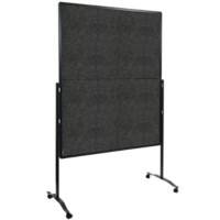 Legamaster PREMIUM PLUS Filz Pinnwand Freistehend 126 (B) x 58 (T) x 196 (H) cm Aluminium Anthrazit  