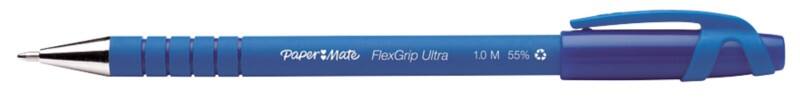 Papermate FlexGrip Ultra Kugelschreiber Blau Mittel 0.5 mm 12 Stück