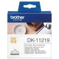 Brother Schriftband Weiß DK11219