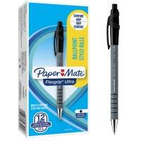 Papermate FlexGrip Ultra Kugelschreiber Schwarz Mittel 0.5 mm 12 Stück