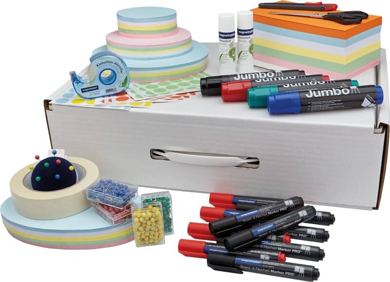 magnetoplan Präsentations-Kit Basis-Trainer-Set farbig sortiert 48 x 33 cm