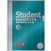 BRUNNEN Student Premium Notebook DIN A4 Liniert Spiralbindung Pappkarton Türkis Perforiert 160 Seiten 80 Blatt