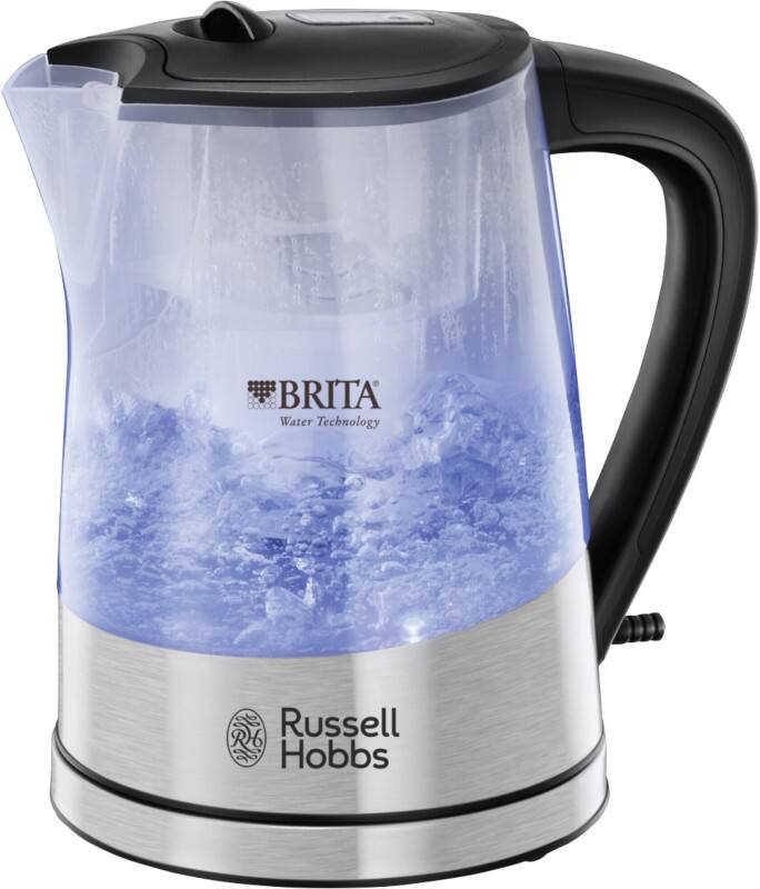 Russell Hobbs Wasserkocher Silber, Schwarz 1 l Edelstahl, Kunststoff 2300 W 22850-70