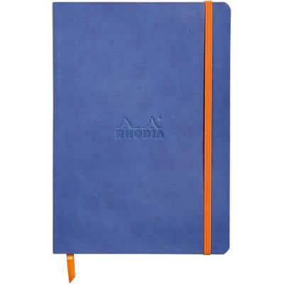 Rhodia Notizbuch DIN A5 Liniert Blau Nicht perforiert 160 Seiten 80 Blatt