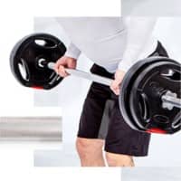 Peak Power Langhantelstange Silber 180cm