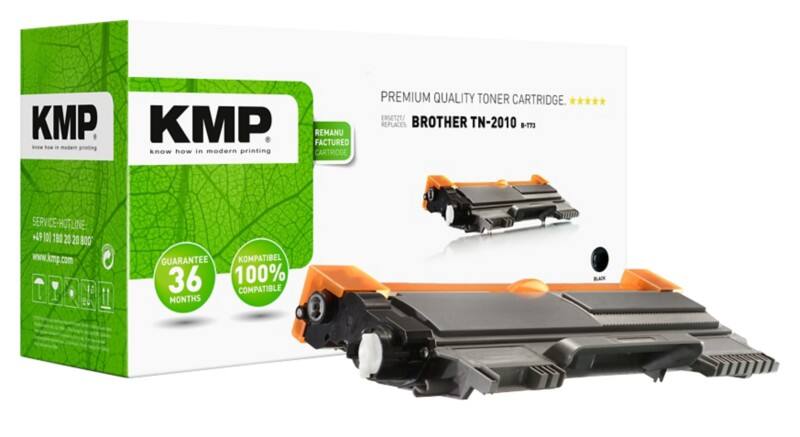 Kompatible KMP Brother TN-2010 Tonerkartusche Schwarz