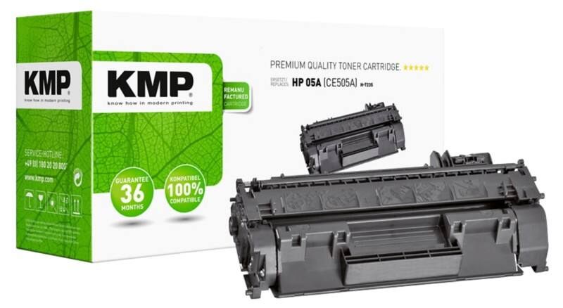 Kompatible KMP HP 05A Tonerkartusche CE505A Schwarz