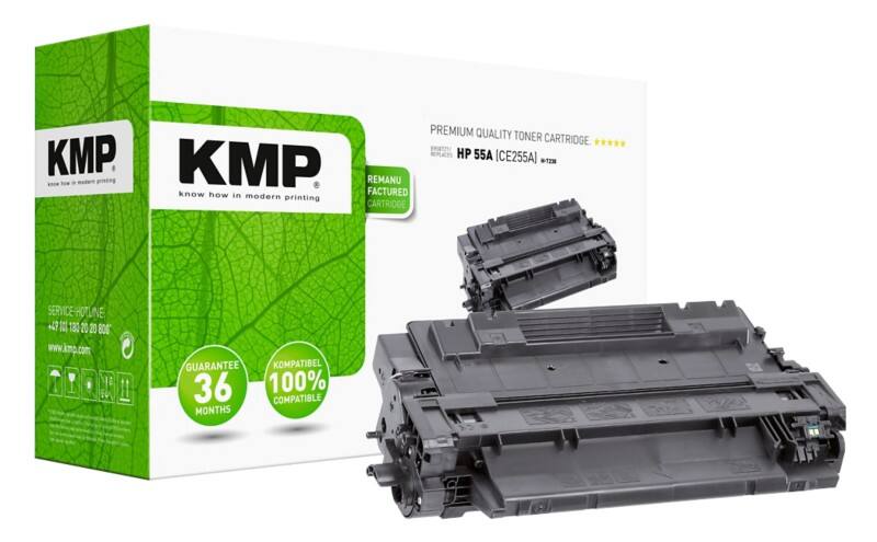 Kompatible KMP HP 55A Tonerkartusche CE255A Schwarz