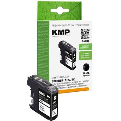 KMP Kompatibel Brother B62BX Tintenpatrone Schwarz