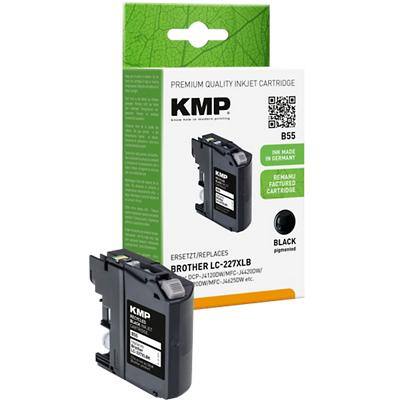 KMP Kompatibel Brother LC-227XLB Tintenpatrone Schwarz