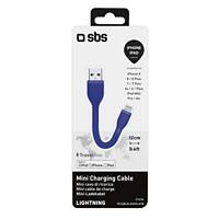 SBS Apple Lightning Kabel TECABLELIGSHFLATB Blau