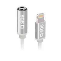 SBS Apple Lightning Adapter TEADAPTJACKMFIW Weiß