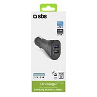 SBS Autoladegerät TECR2USB24AFAST Schwarz