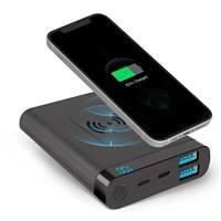 SBS Powerbank TEBB10000WIR10WLCDK Schwarz