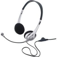 BASETECH Headset TW-218 Verkabelt Stereo Über das Ohr Geräuschunterdrücker: Nein 3.5 mm Klinke Schwarz