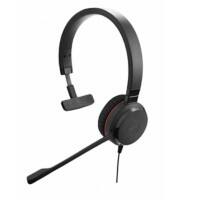 JABRA Headset Evolve 20 SE Verkabelt Mono Über das Ohr, Kopfbügel Geräuschunterdrücker: Ja USB Schwarz 4993-823-389