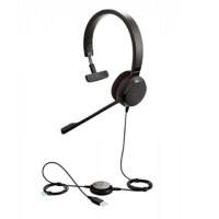 JABRA Headset Evolve 30 II Verkabelt Mono Über das Ohr, Kopfbügel Geräuschunterdrücker: Ja 3.5 mm Klinke Schwarz