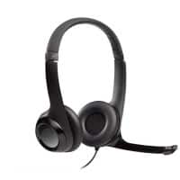 LOGITECH Headset H390 Verkabelt Stereo Über das Ohr Geräuschunterdrücker: Ja USB Schwarz