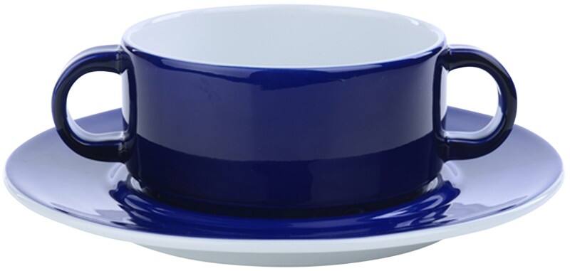 Suppentasse Nova Porzellan Kobaltblau 12 Stück