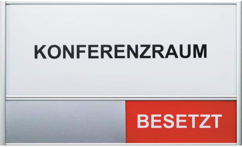 Ultradex Türschild Aluminium 18 x 10,8 cm 314077