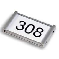 Ultradex Türschild 310977 1 Beschriftungsprofil Aluminium Silber 60 x 36 mm