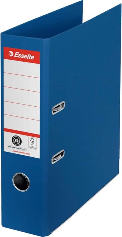 Esselte No.1 Power Ordner Breit DIN A4 75 mm Blau 2 Ringe 627565 Pappkarton Hochformat