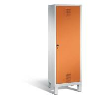 C+P Spind Evolo H1850x610xT500mm Korpus: Lichtgrau Türenfarbe: Gelborange Abteile: 1 Türen: 1 Abteilbreite: 300mm