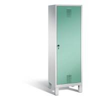 C+P Spind Evolo H1850x610xT500mm Korpus: Lichtgrau Türenfarbe: Lichtgrün Abteile: 1 Türen: 1 Abteilbreite: 300mm