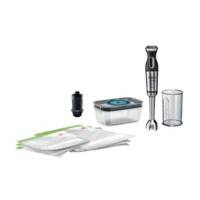 Bosch Stabmixer MS8CM61V1 1000 W Aufbewahrungsbeutel: 3,8 l Edelstahlschale, Kunststoff Grau