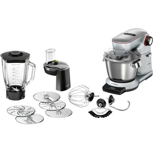 Bosch Küchenmaschine MUM9DT5S41 1500 W 5,5 l Edelstahlschale, Gehäusemetall Schwarz, Silber
