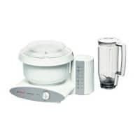 Bosch Küchenmaschine MUM6N11 800 W 6,3 l Kunststoff Grau, Weiß