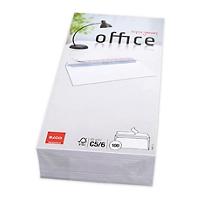 Elco Büro Briefumschläge Ohne Fenster C6/5 229 (B) x 114 (H) mm Abziehstreifen Weiß 80 g/m² 100 Stück