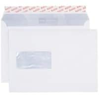 Elco Premium C5 Abziehstreifen Briefumschläge Weiß 229 B x 162 H mm Mit Fenster 100 g/m² 500 Stück