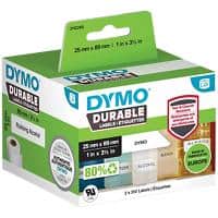 Etikettenband Dymo 2112285 Weiß 25 x 89 mm