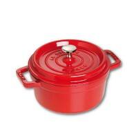 Staub La Cocotte 20cm rund, rot, Gusseisen