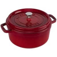 Staub La Cocotte 24cm rund, Kirsch-rot, Gusseisen