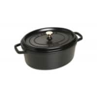 Staub La Cocotte 29cm oval, schwarz, Gusseisen