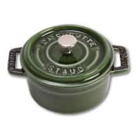 Staub Mini Cocotte 10cm rund Basilikum-grün, Gusseisen