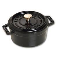Staub Mini Cocotte 10cm rund schwarz, Gusseisen