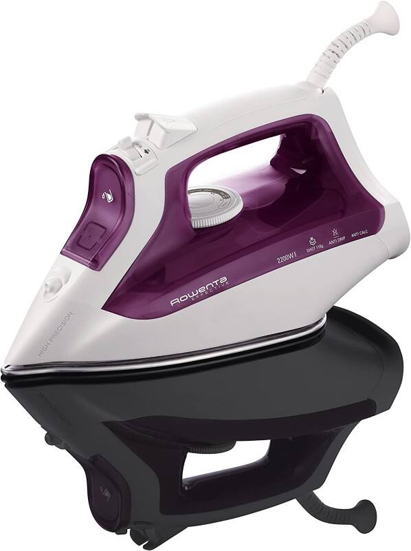 Rowenta Effective Dampfbügeleisen Kabellos DW1120 0.25 l Lila, Weiß