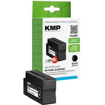 KMP Kompatibel HP 953XL Tintenpatrone L0S70AE Schwarz