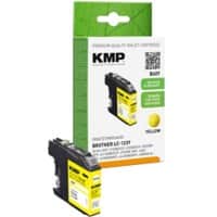 KMP B60Y Tintenpatrone Kompatibel mit Brother LC-123Y Gelb