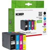 KMP Kompatibel Canon PGI-2500XL BK/C/M/Y Tintenpatrone Schwarz, Cyan, Magenta, Gelb Multipack 4 Stück
