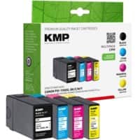KMP Kompatibel Canon C99V Tintenpatrone Schwarz, Cyan, Magenta, Gelb