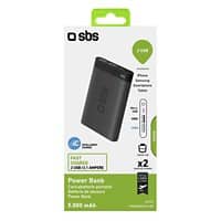 SBS Powerbank TEBB5000POCLCDK Schwarz