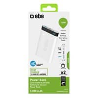 SBS Powerbank TEBB5000POCLCDW Weiß