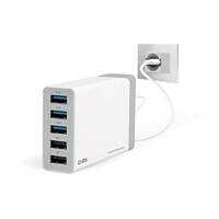 SBS Ladestation TTTRAV5USB7A Weiß