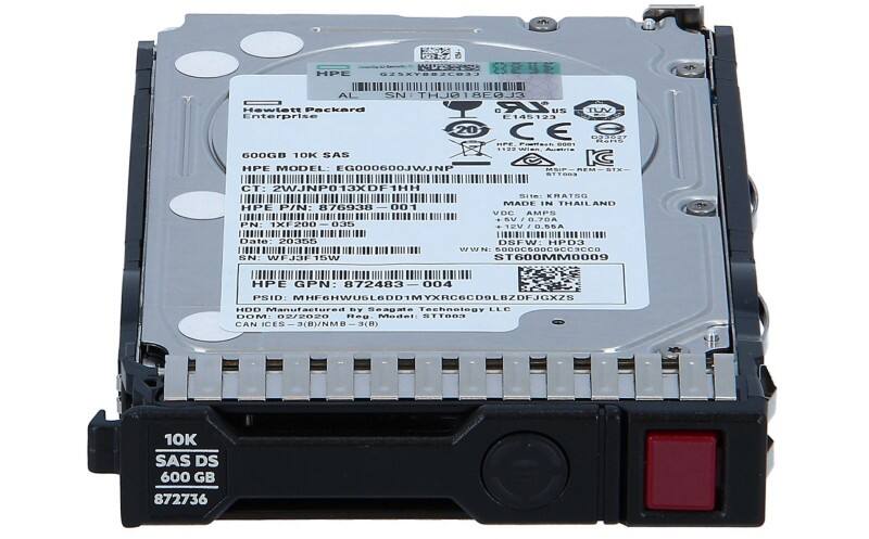 HP Enterprise Interne Festplatte 872477-B21 600 GB