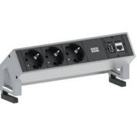 BACHMANN Schreibtischsteckdose 902.501 241 mm 3-Fach